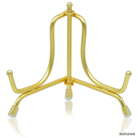 Gift To Love | Metal Stand Folding | Color : Gold | Size : 4 Inch | Code : MSFG04IN