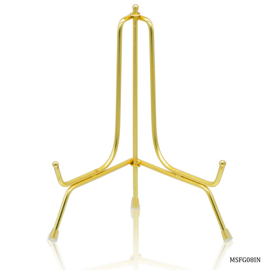 Gift To Love | Metal Stand Folding | Color : Gold | Size : 8 Inch | Code : MSFG08IN