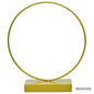 Gift To Love | Metal Stand Gold Round | Size : 10 Inch | Code : MSGR10IN