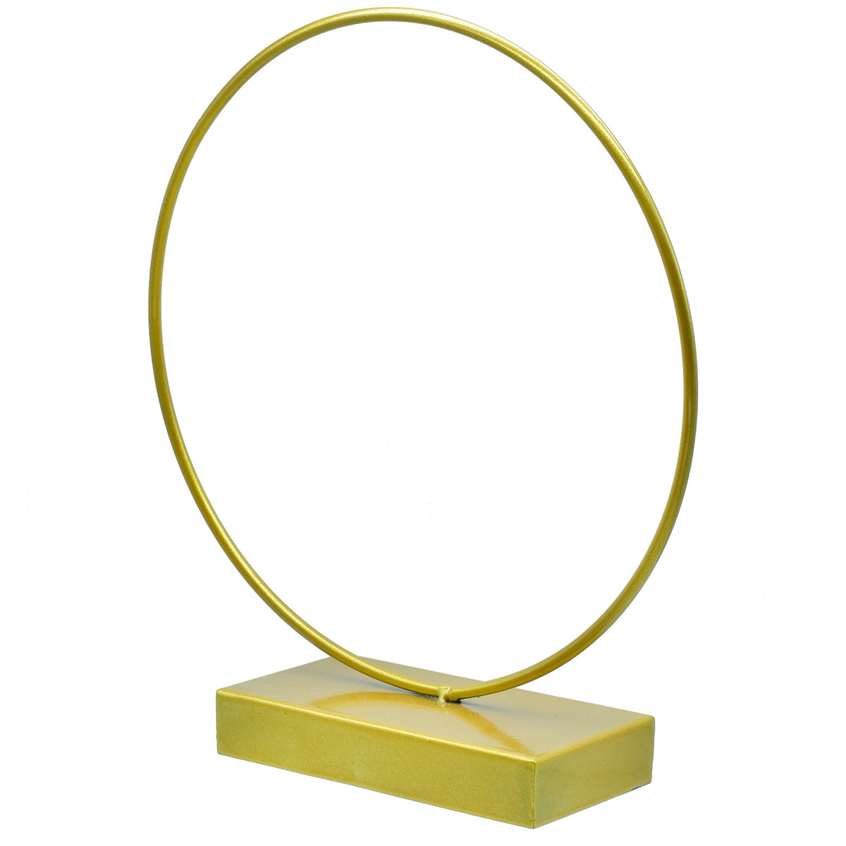 Gift To Love | Metal Stand Gold Round | Size : 10 Inch | Code : MSGR10IN
