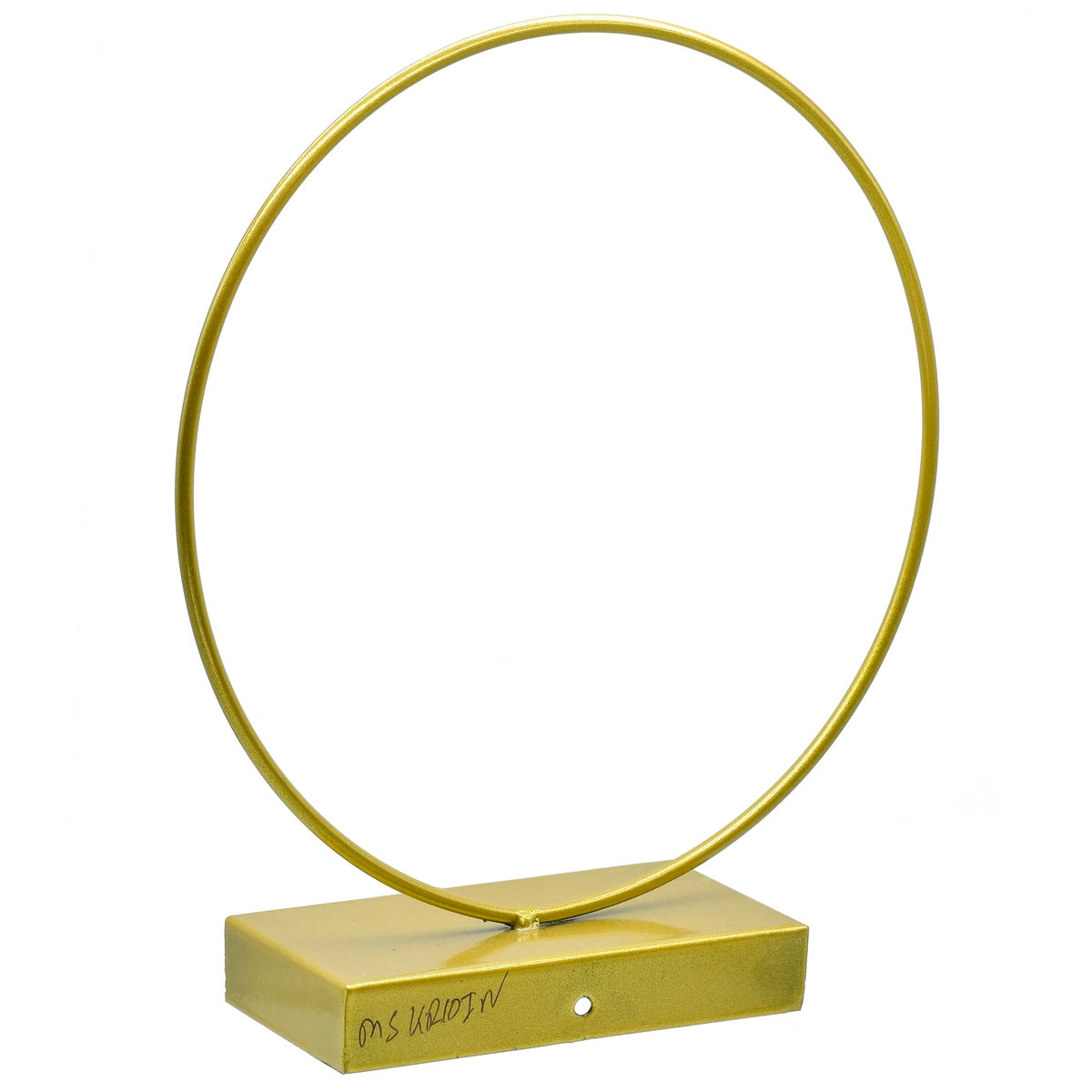 Gift To Love | Metal Stand Gold Round | Size : 10 Inch | Code : MSGR10IN