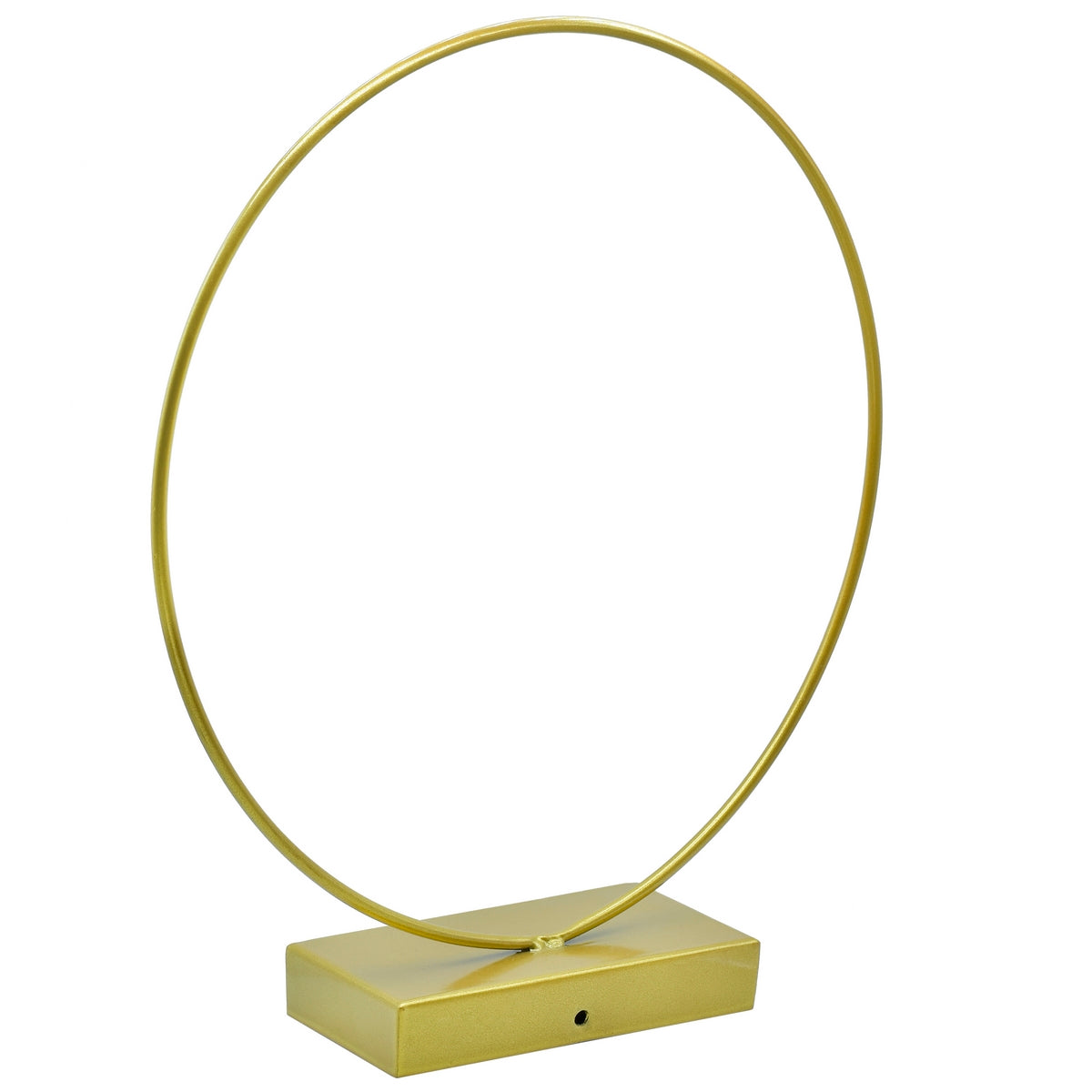 Gift To Love | Metal Stand Gold Round | Size : 12 Inch | Code : MSGR12IN