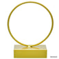 Gift To Love | Metal Stand Gold Round | Size : 6 Inch | Code : MSGR6IN