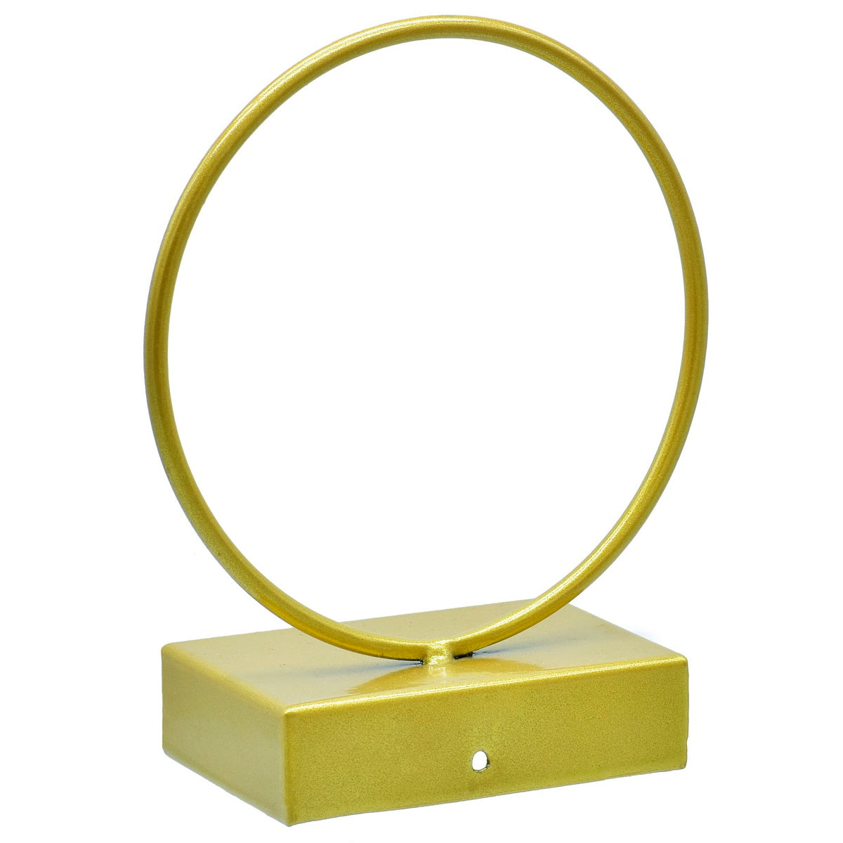 Gift To Love | Metal Stand Gold Round | Size : 6 Inch | Code : MSGR6IN