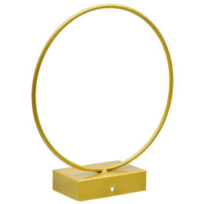 Gift To Love | Metal Stand Gold Round | Size : 8 Inch | Code : MSGR8IN
