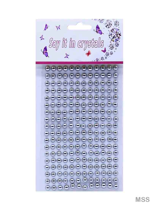 Gift To Love | Moti Sticker | Color : Silver | Code : MSS