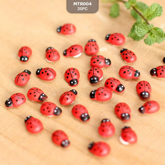 Gift To Love | Miniature Model Ladybugs | Pcs : 20 Pcs | Code : MTR004