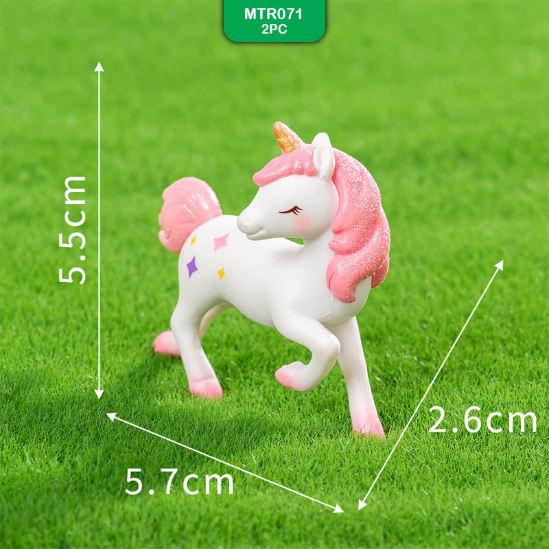 Gift To Love | Miniature Model Unicorn | Pcs : 2 Pcs | Code : MTR071