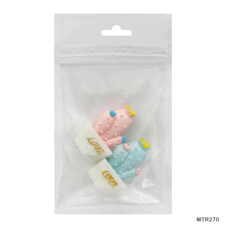 Gift To Love | Miniature Model Cactus Pot | Pcs : 2 Pcs | Code : MTR270