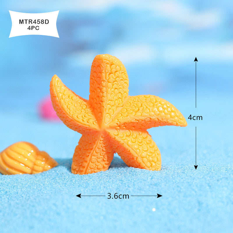 Gift To Love | Miniature Model Star | Color : Orange | Pcs : 4 Pc | Code : MTR458D