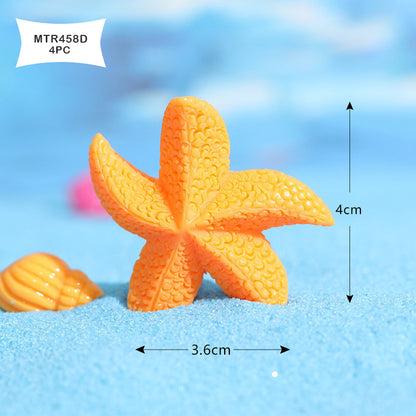 Gift To Love | Miniature Model Star | Color : Orange | Pcs : 4 Pc | Code : MTR458D