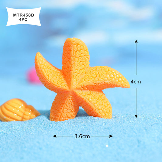 Gift To Love | Miniature Model Star | Color : Orange | Pcs : 4 Pc | Code : MTR458D