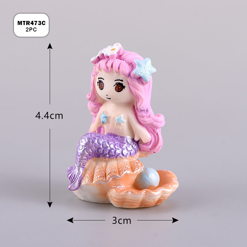 Gift To Love | Miniature Model Mermaid | Pcs : 2 Pcs | Code : MTR473C