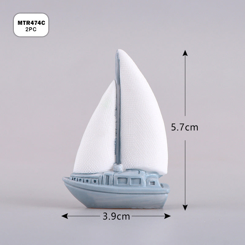 MINIATURE MODEL MTR474C BOAT (2PC) – GIFT TO LOVE