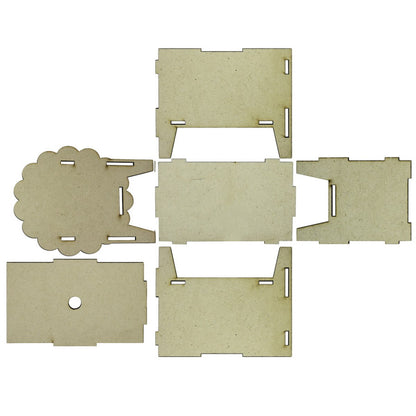 Gift To Love | Mdf Wooden Folding Sheep | Code : MWFS00