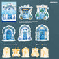 Gift To Love | Snowy Outside The Door Paper Sticker | Pcs : 5 Pc | Code : MWPX001