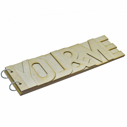 Gift To Love | Mdf Album You & Me | Size : 4 Inch | Code : MYMA00