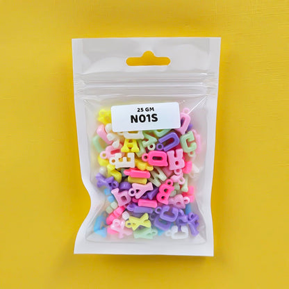 Gift To Love | Craft Beads Plastic | Pcs : 25 Gm | Code : N01S