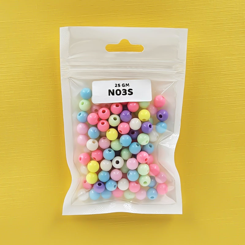 Gift To Love | Craft Beads Plastic | Pcs : 25 Gm | Code : N03S