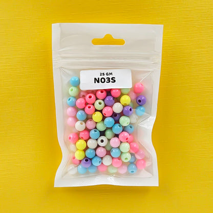 Gift To Love | Craft Beads Plastic | Pcs : 25 Gm | Code : N03S