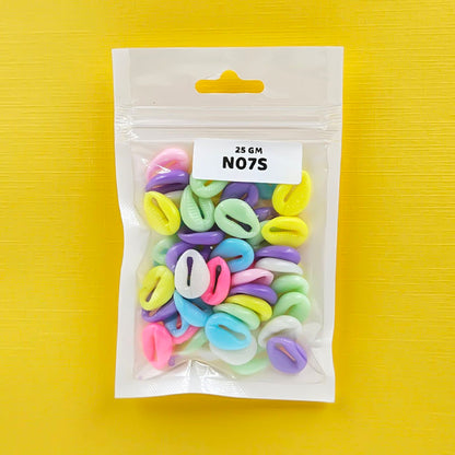 Gift To Love | Craft Beads Plastic | Pcs : 25 Gm | Code : N07S