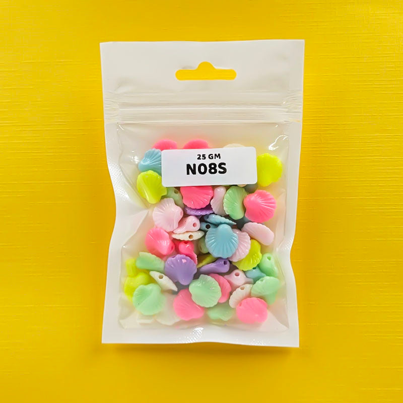 Gift To Love | Craft Beads Plastic | Pcs : 25 Gm | Code : N08S