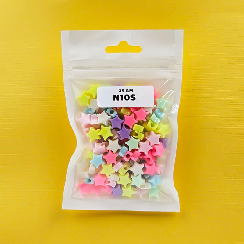 N10S Craft Beads Plastic 25Gm