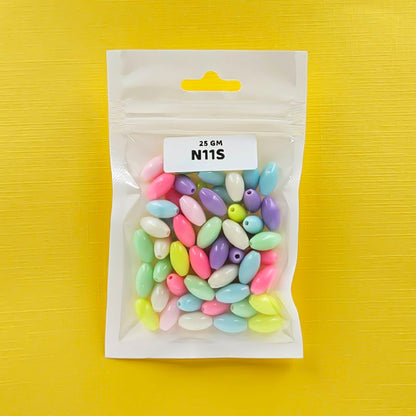 Gift To Love | Craft Beads Plastic | Pcs : 25 Gm | Code : N11S