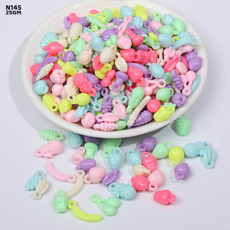 Gift To Love | Craft Beads Plastic | Pcs : 25 Gm | Code : N14S