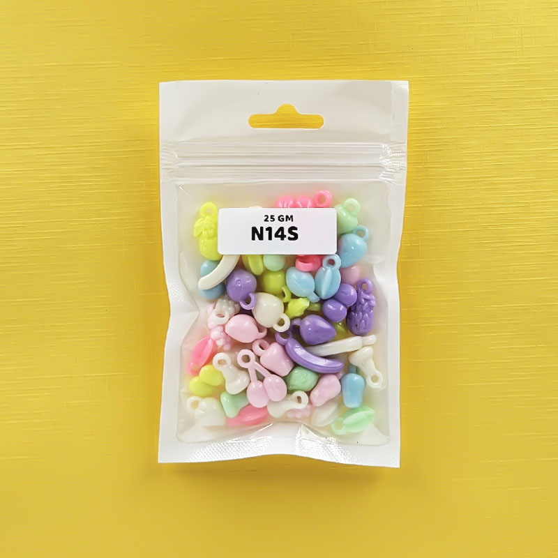 Gift To Love | Craft Beads Plastic | Pcs : 25 Gm | Code : N14S
