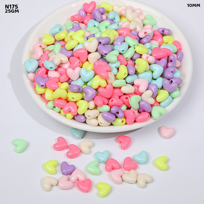 N17S Craft Beads Plastic 25Gm