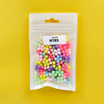 Gift To Love | Craft Beads Plastic | Pcs : 25 Gm | Code : N19S