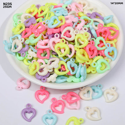 Gift To Love | Craft Beads Plastic | Pcs : 25 Gm | Code : N23S