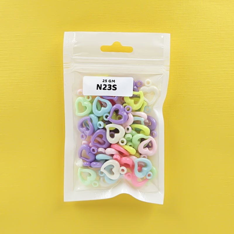 Gift To Love | Craft Beads Plastic | Pcs : 25 Gm | Code : N23S