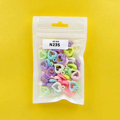 Gift To Love | Craft Beads Plastic | Pcs : 25 Gm | Code : N23S