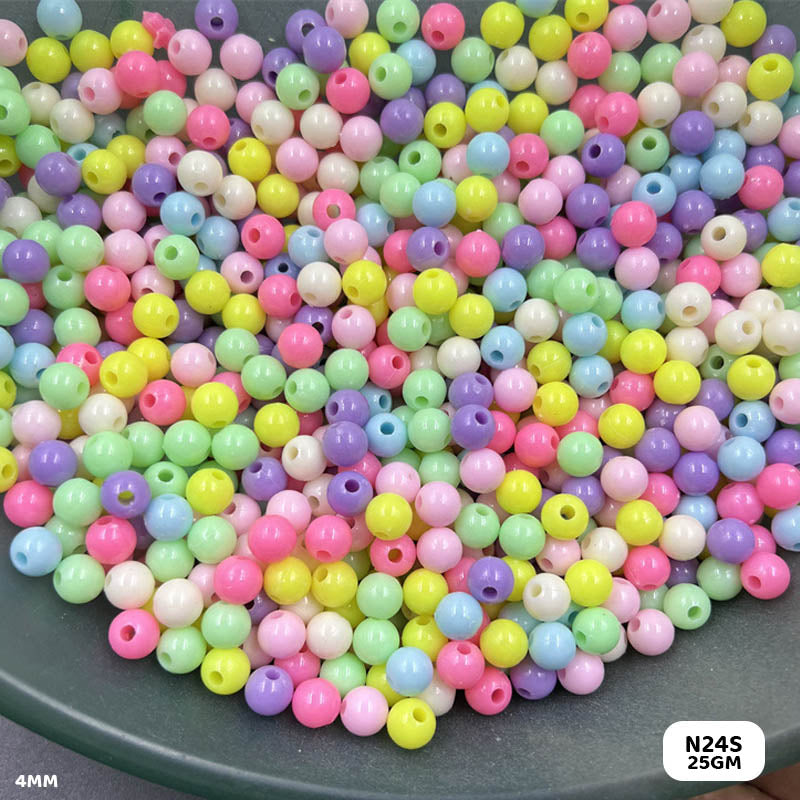 N24S Craft Beads Plastic 25Gm