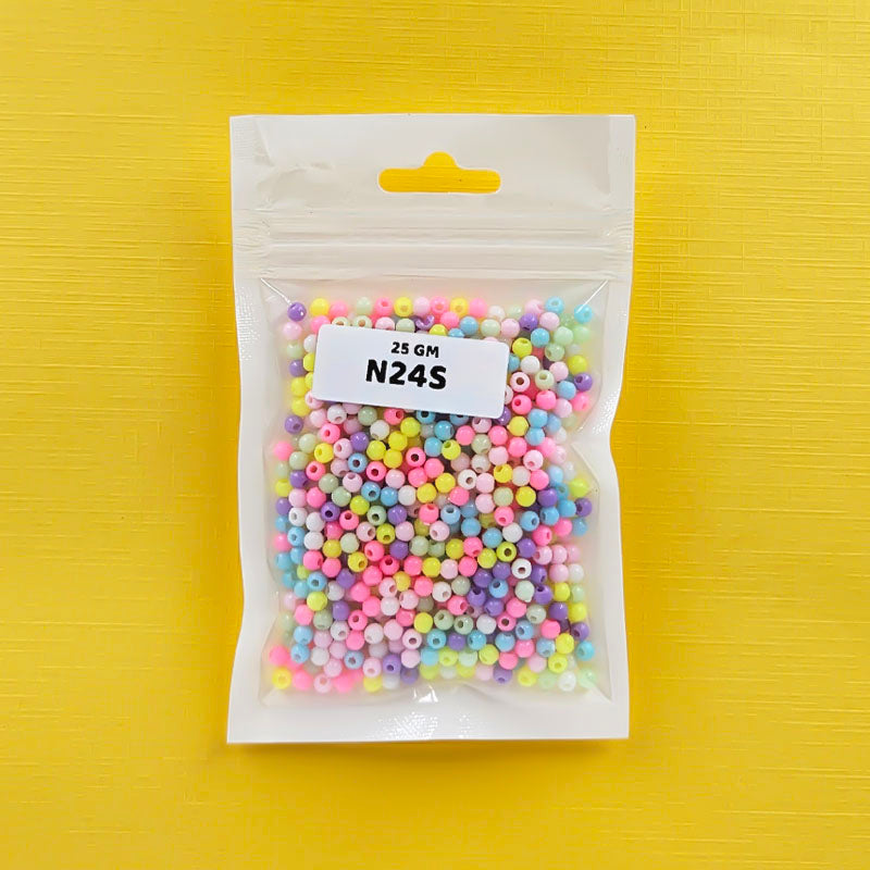 N24S Craft Beads Plastic 25Gm