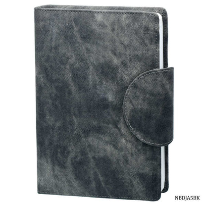 Gift To Love | Notebook Diary Jeans Cloth | Color : Black | Size : A5 | Code : NBDJA5BK