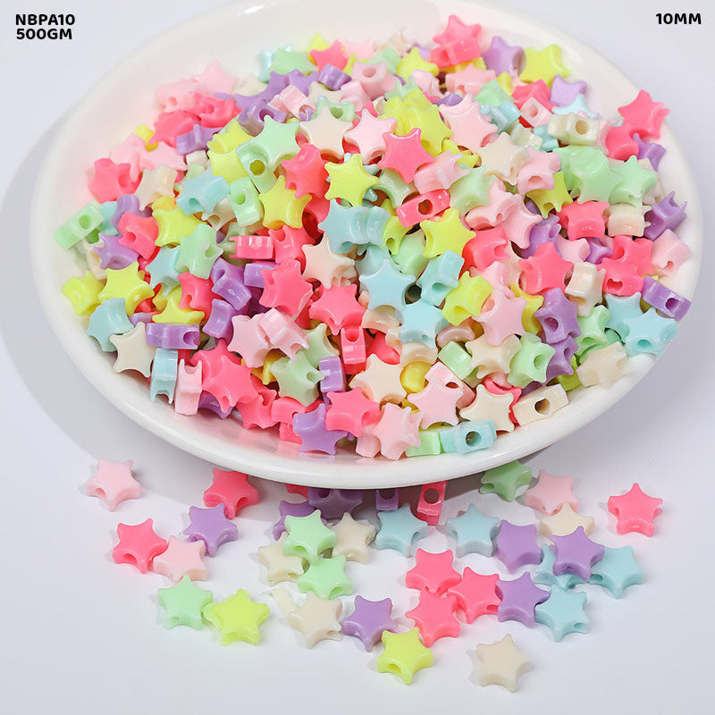 Gift To Love | Craft Beads Plastic | Pcs : 500Gm | Code : NBPA10