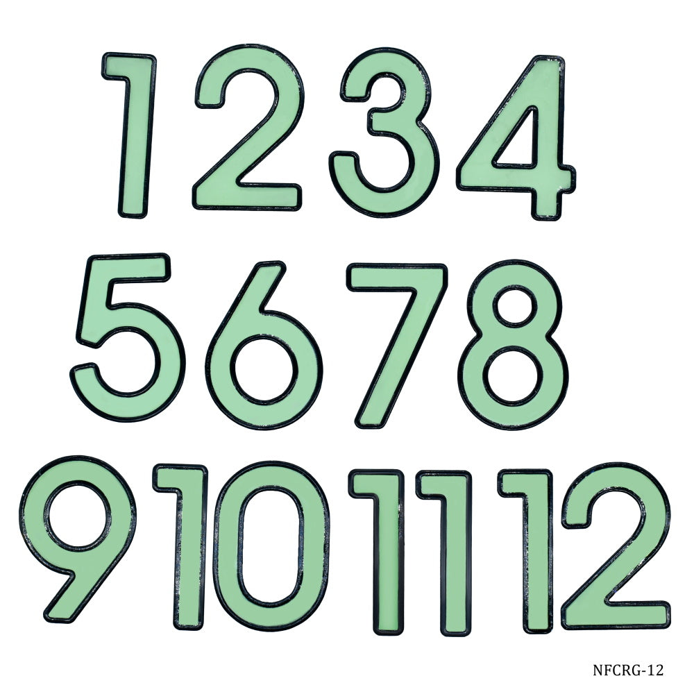 Gift To Love | Numberical For Clock Glow In Dark | Pcs : 1 To 12 | Code : NFCRG-12