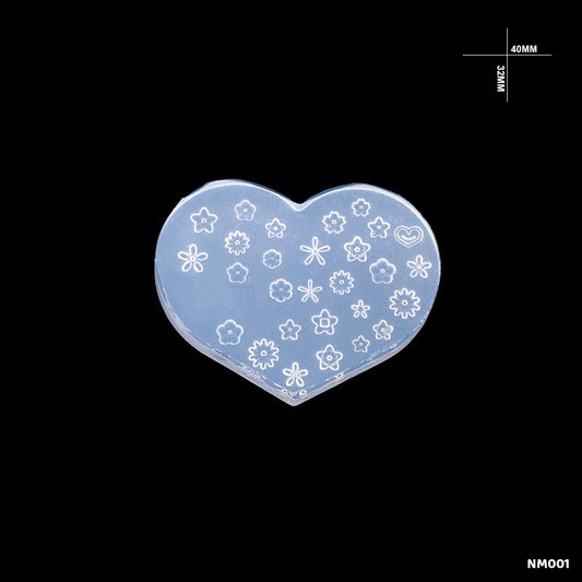 Gift To Love | Silicon Nail Art Mould | Code : NM001
