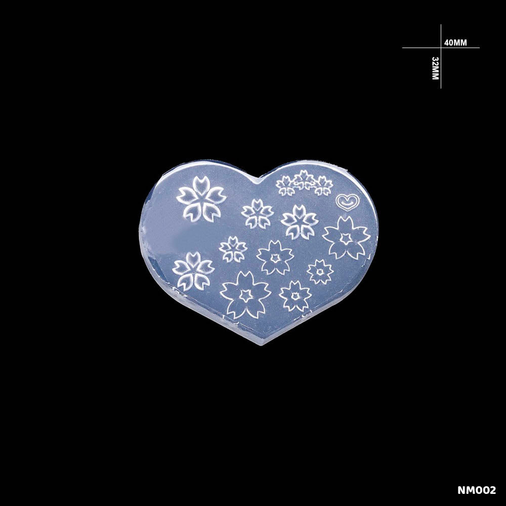 Gift To Love | Silicon Nail Art Mould | Code : NM002