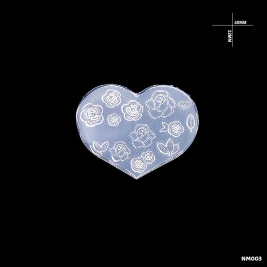 Gift To Love | Silicon Nail Art Mould | Code : NM003