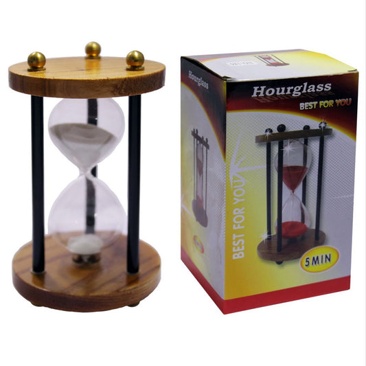 Gift To Love | Sand Timer Wooden | Size : 5 Min | Code : NO-186