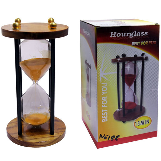 Gift To Love | Sand Timer Wooden | Size : 15 Min | Code : NO-188
