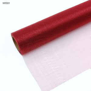 Gift To Love | Net Roll | Color : Maroon | Size : 48 Cm X 10 Yard | Code : NR581