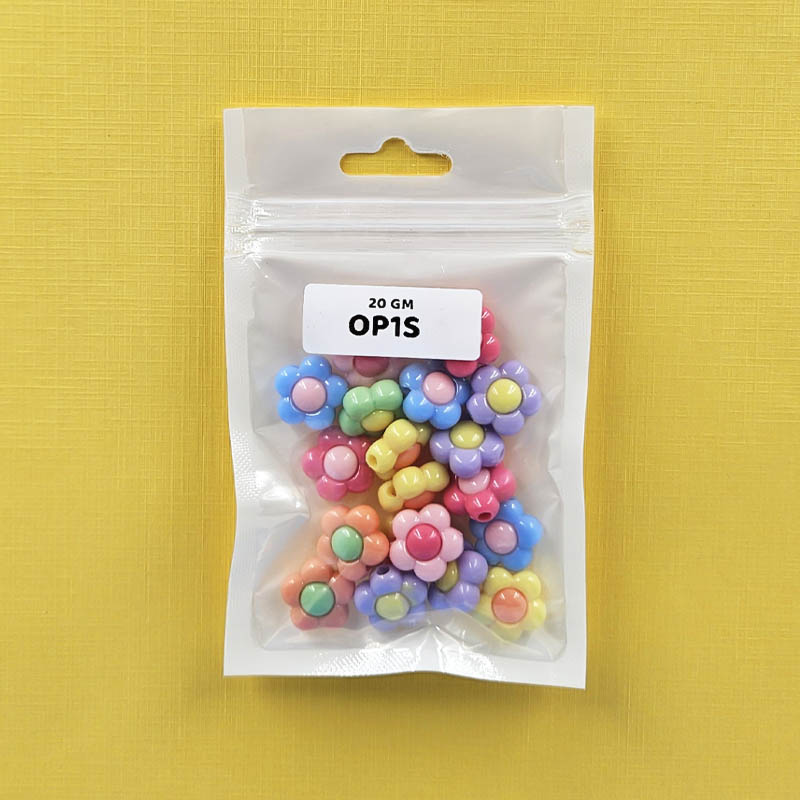 Gift To Love | Craft Beads Plastic | Pcs : 20 Gm | Code : OP1S