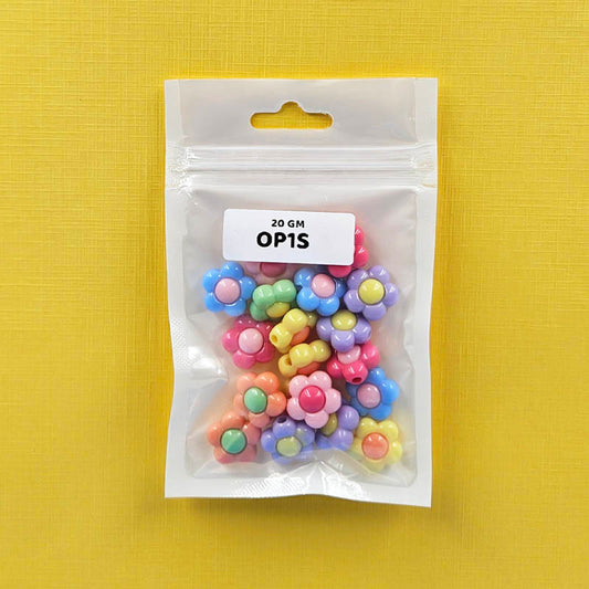 Gift To Love | Craft Beads Plastic | Pcs : 20 Gm | Code : OP1S