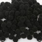Gift To Love | Pompom Plain Medium | Color : Black | Size : 2Cm | Pcs : 500 Pcs | Code : P07