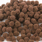 Gift To Love | Pompom Plain | Color : Brown | Size : 2 Cm | Pcs : 500 Pc | Code : P12